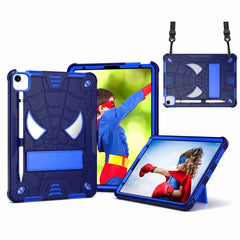 Spider Texture Silicone Hybrid PC Tablet Case with Shoulder Strap, For iPad 10th Gen 10.9 2022, For iPad Pro 11 2021 / Air 5 10.9, For iPad 10.2 2021 / 2020 / 2019, For iPad  mini 2024 / mini 6