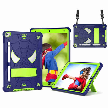 Spider Texture Silicone Hybrid PC Tablet Case with Shoulder Strap, For iPad 10.2 2021 / 2020 / 2019, For iPad mini 6