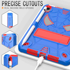 Spider Texture Silicone Hybrid PC Tablet Case with Shoulder Strap, For iPad mini 6