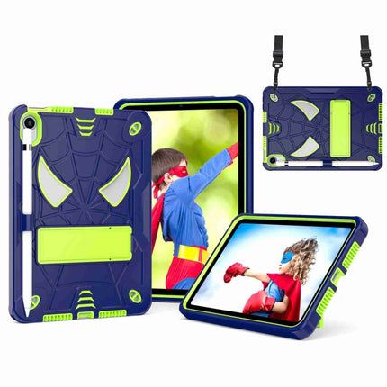Spider Texture Silicone Hybrid PC Tablet Case with Shoulder Strap, For iPad 10.2 2021 / 2020 / 2019, For iPad mini 6