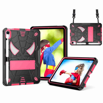 Spider Texture Silicone Hybrid PC Tablet Case with Shoulder Strap, For iPad 10.2 2021 / 2020 / 2019, For iPad mini 6