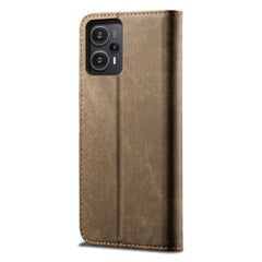 Denim Texture Casual Style Flip Leather Phone Case, For Xiaomi Redmi Note 12 Turbo / Poco F5