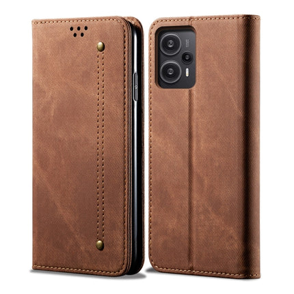 Denim Texture Casual Style Flip Leather Phone Case, For Xiaomi Redmi Note 12 Turbo / Poco F5