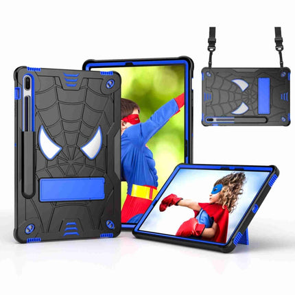 Spider Texture Silicone Hybrid PC Tablet Case with Shoulder Strap, For Samsung Galaxy Tab S7 FE / S7+ / S8+, For Samsung Galaxy Tab S7 / S8