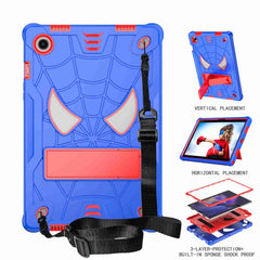 Spider Texture Silicone Hybrid PC Tablet Case with Shoulder Strap
