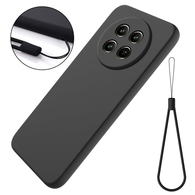 Solid Color Liquid Silicone Dropproof Full Coverage Phone Case, For Realme C65 5G, For Realme C65 4G, For Realme Narzo N55
