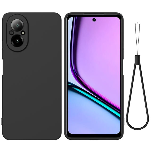 Solid Color Liquid Silicone Dropproof Full Coverage Phone Case, For Realme 12 Lite, For Realme P1 Pro, For Realme Narzo 70 Pro / Realme P1, For Realme12 / 12x 5G Global, For Realme 12+, For Realme Note 50