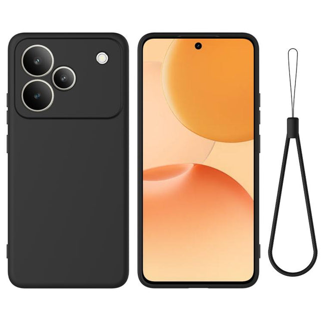 Solid Color Liquid Silicone Dropproof Full Coverage Phone Case, For Realme P4 Pro 5G, For Realme P4 5G, For Realme 15T 5G, For Realme C71 4G India/Narzo 80 Lite 4G, For Realme 15 Pro 5G, For Realme 15 5G