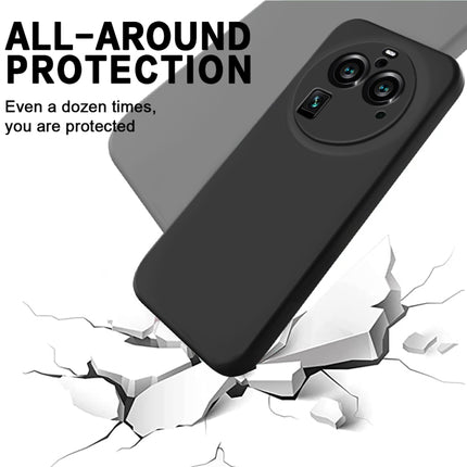 Solid Color Liquid Silicone Dropproof Full Coverage Phone Case, For OPPO Find X6 Pro, For OPPO Reno8 4G