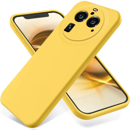 Solid Color Liquid Silicone Dropproof Full Coverage Phone Case, For OPPO Find X6 Pro, For OPPO Reno8 4G