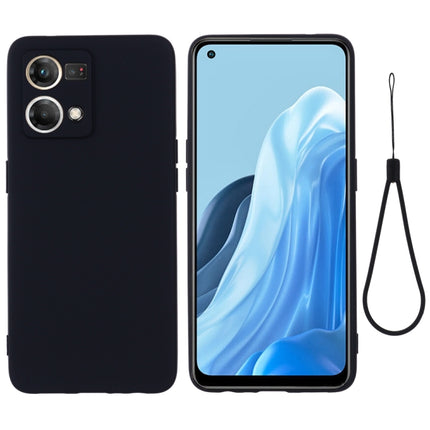 Solid Color Liquid Silicone Dropproof Full Coverage Phone Case, For OPPO Find X6 Pro, For OPPO Reno8 4G