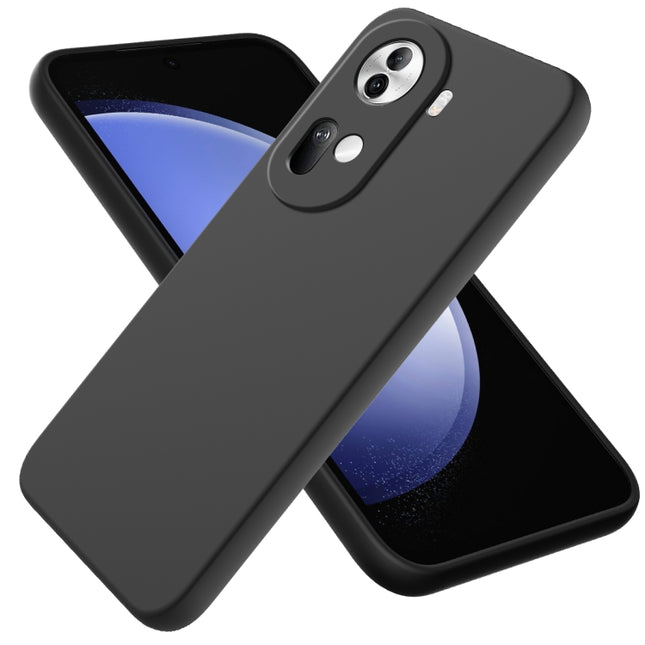 Solid Color Liquid Silicone Dropproof Full Coverage Phone Case, For OPPO Reno11 5G Global, For OPPO Reno11 Pro 5G Global, For OPPO A59 / A2, For OPPO A38 / A18 4G, For OPPO A58 4G, For OPPO K11 5G