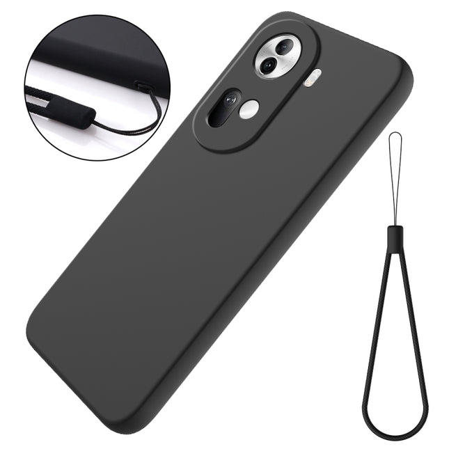 Solid Color Liquid Silicone Dropproof Full Coverage Phone Case, For OPPO Reno11 5G Global, For OPPO Reno11 Pro 5G Global, For OPPO A59 / A2, For OPPO A38 / A18 4G, For OPPO A58 4G, For OPPO K11 5G