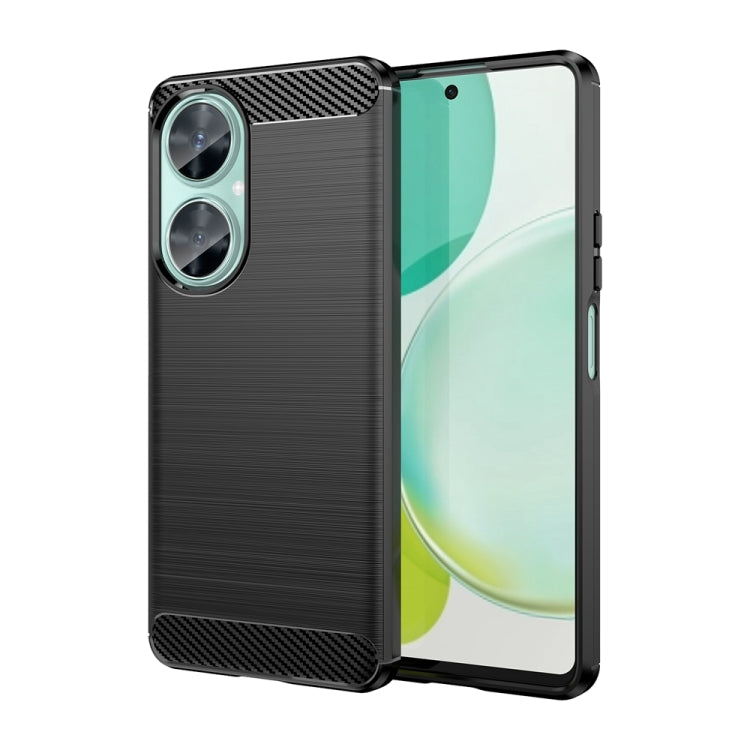 Brushed Texture Carbon Fiber TPU Phone Case