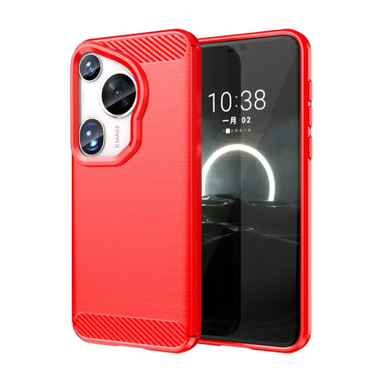 Brushed Texture Carbon Fiber TPU Phone Case, For Huawei Pura 80 Ultra 5G, For Huawei Pura 80 Pro+ 5G, For Huawei Pura 80 Pro 5G, For Huawei Pura 80 5G, For Huawei Mate 70 Pro / 70 Pro+, For Huawei Mate 70, For Huawei Pura 70 Pro / Pura 70 Pro+         ...