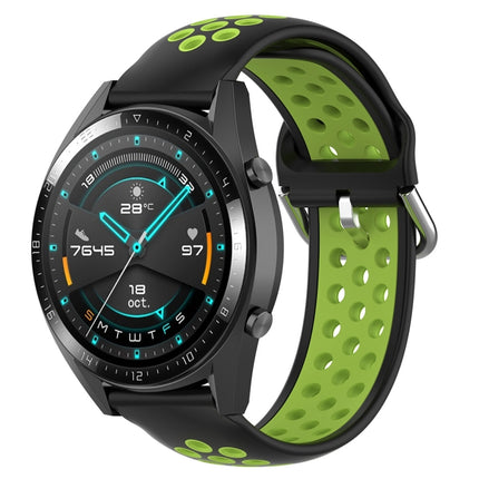 22mm Universal Sports Two Colors Silicone Replacement Strap Watchband