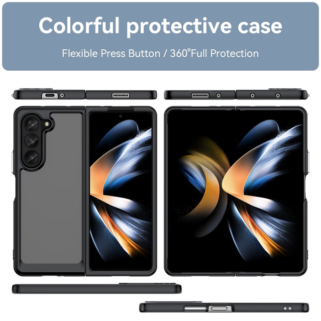 Colorful Series Acrylic + TPU Phone Case, For Samsung Galaxy Z Fold5