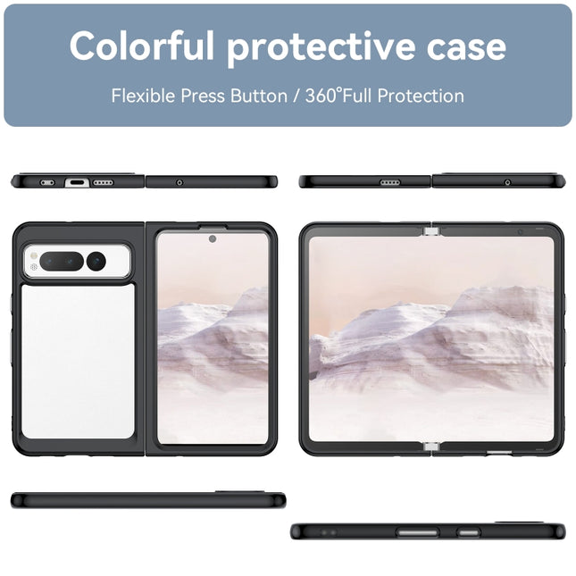 Colorful Series Acrylic + TPU Phone Case, For Google Pixel Fold, For Google Pixel 6A