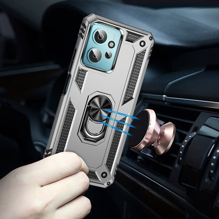 Shockproof TPU + PC Phone Case with Holder, For Xiaomi Redmi Note 12 4G Global