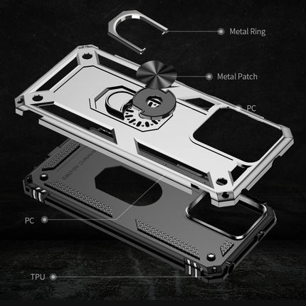 Shockproof TPU + PC Phone Case with Holder, For Xiaomi Redmi Note 12 4G Global
