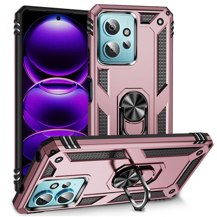 Shockproof TPU + PC Phone Case with Holder, For Xiaomi Redmi Note 12 4G Global