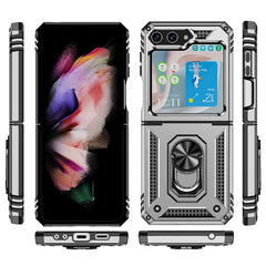 Shockproof TPU + PC Phone Case with Holder
