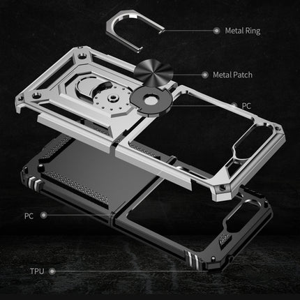 Shockproof TPU + PC Phone Case with Holder, For Samsung Galaxy Z Flip5