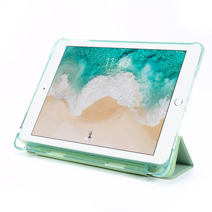 Airbag-Horizontal-Flip-Ledertasche mit dreifachem Halter und Stifthalter, für iPad 9.7 (2018) &amp; (2017), für iPad Air 2