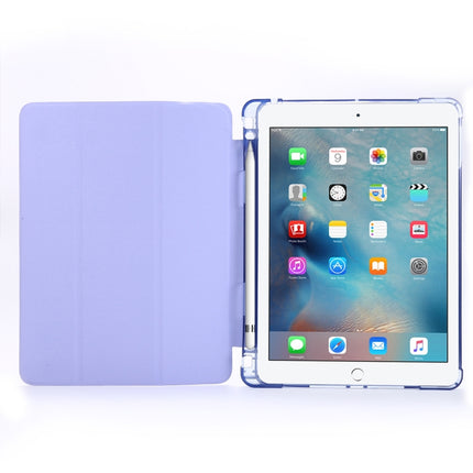 Airbag-Horizontal-Flip-Ledertasche mit dreifachem Halter und Stifthalter, für iPad 9.7 (2018) &amp; (2017), für iPad Air 2