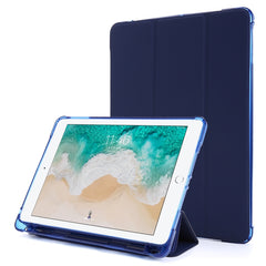 Airbag Horizontal Flip Leather Case with Three-fold Holder & Pen Holder, For iPad 9.7 (2018) & (2017), For iPad Air 2