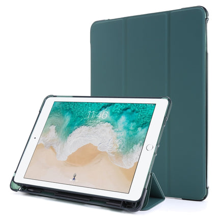 Airbag-Horizontal-Flip-Ledertasche mit dreifachem Halter und Stifthalter, für iPad 9.7 (2018) &amp; (2017), für iPad Air 2