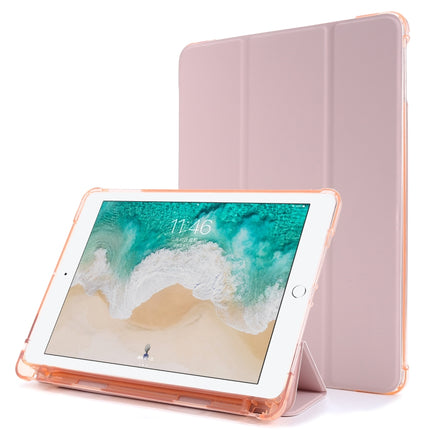 Airbag-Horizontal-Flip-Ledertasche mit dreifachem Halter und Stifthalter, für iPad 9.7 (2018) &amp; (2017), für iPad Air 2