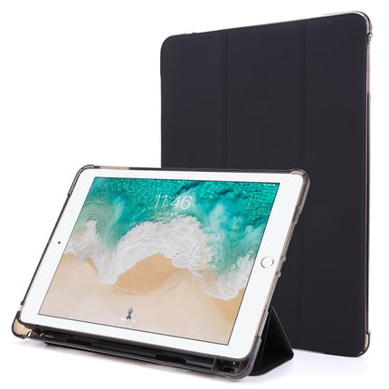 Airbag-Horizontal-Flip-Ledertasche mit dreifachem Halter und Stifthalter, für iPad 9.7 (2018) &amp; (2017), für iPad Air 2