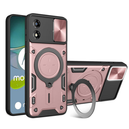 CD Texture Sliding Camshield Magnetic Holder Phone Case, For Motorola Edge 50 Pro Global, For Motorola Moto G24 Power, For Motorola Moto E13, For Motorola Moto E22 / E22i