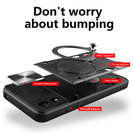 CD Texture Sliding Camshield Magnetic Holder Phone Case, For Motorola Moto E13, For Motorola Moto E22 / E22i, For Motorola Edge 30 Fusion, For Motorola Edge 30 Neo