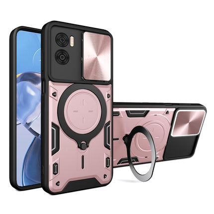 CD Texture Sliding Camshield Magnetic Holder Phone Case, For Motorola Edge 50 Pro Global, For Motorola Moto G24 Power, For Motorola Moto E13, For Motorola Moto E22 / E22i