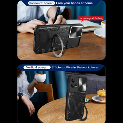 CD Texture Sliding Camshield Magnetic Holder Phone Case, For Motorola Edge 30 Fusion, For Motorola Edge 30 Neo, For Motorola Moto G62, For Motorola Edge 30 Ultra