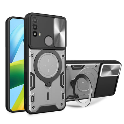 CD Texture Sliding Camshield Magnetic Holder Phone Case, For Motorola Moto G22 / E32, For Motorola Edge 30, For Motorola Edge 30 Pro, For Motorola Moto E20 / E30 / E40