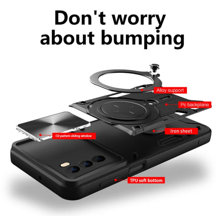 CD Texture Sliding Camshield Magnetic Holder Phone Case, For Motorola Moto G62, For Motorola Edge 30 Ultra, For Motorola Moto G22 / E32, For Motorola Edge 30