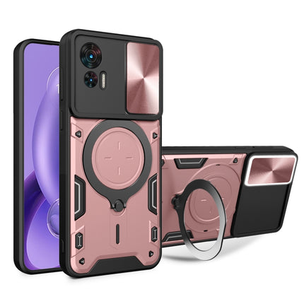 CD Texture Sliding Camshield Magnetic Holder Phone Case, For Motorola Edge 30 Fusion, For Motorola Edge 30 Neo, For Motorola Moto G62, For Motorola Edge 30 Ultra