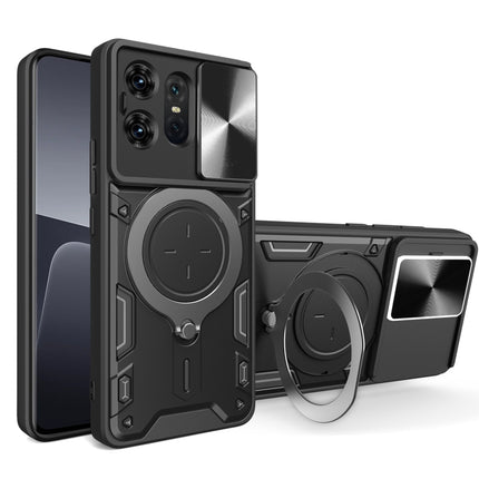 CD Texture Sliding Camshield Magnetic Holder Phone Case, For Motorola Edge 50 Neo, For Motorola Moto G85, For Motorola Edge 50 Pro Global, For Motorola Moto G24 Power