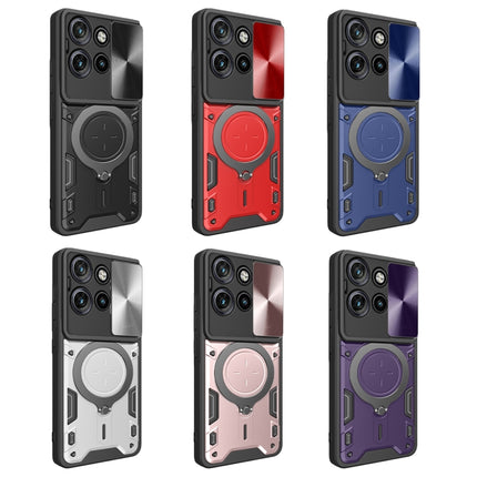 CD Texture Sliding Camshield Magnetic Holder Phone Case, For Motorola Edge 50 Neo, For Motorola Moto G85, For Motorola Edge 50 Pro Global, For Motorola Moto G24 Power