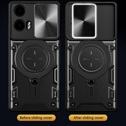 CD Texture Sliding Camshield Magnetic Holder Phone Case, For Motorola Moto G24 Power, For Motorola Moto E13, For Motorola Moto E22 / E22i, For Motorola Edge 30 Fusion