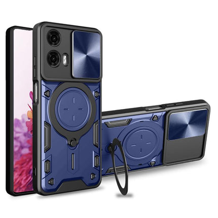 CD Texture Sliding Camshield Magnetic Holder Phone Case, For Motorola Edge 50 Neo, For Motorola Moto G85, For Motorola Edge 50 Pro Global, For Motorola Moto G24 Power
