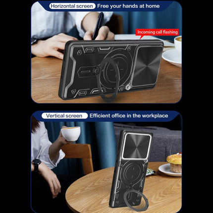 CD Texture Sliding Camshield Magnetic Holder Phone Case, For Motorola Edge 70 5G, For Motorola Moto G56 5G, For Motorola Moto G05, For Motorola Moto G15