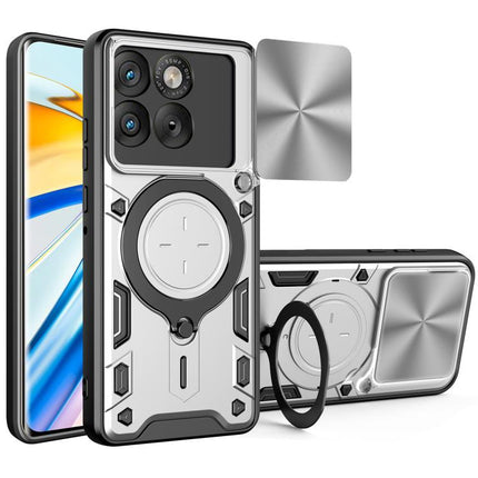 CD Texture Sliding Camshield Magnetic Holder Phone Case, For Motorola Edge 70 5G, For Motorola Moto G56 5G, For Motorola Moto G05, For Motorola Moto G15