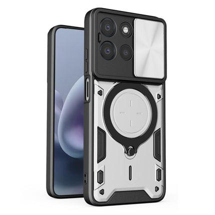 CD Texture Sliding Camshield Magnetic Holder Phone Case, For Motorola Edge 70 Fusion 5G, For Motorola Signature 5G, For Motorola Moto G67 Power 5G, For Motorola Edge 70 5G