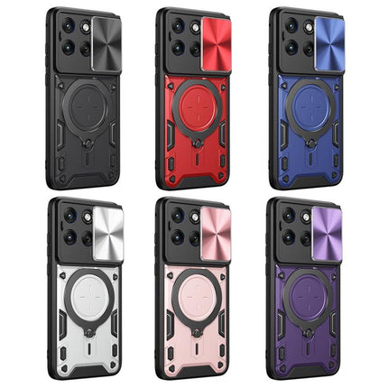 CD Texture Sliding Camshield Magnetic Holder Phone Case, For Motorola Edge 70 Fusion 5G, For Motorola Signature 5G, For Motorola Moto G67 Power 5G, For Motorola Edge 70 5G
