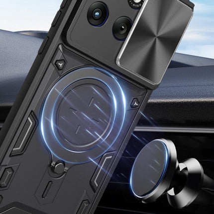 CD Texture Sliding Camshield Magnetic Holder Phone Case, For Motorola Edge 70 Fusion 5G, For Motorola Signature 5G, For Motorola Moto G67 Power 5G, For Motorola Edge 70 5G