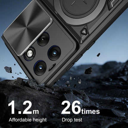 CD Texture Sliding Camshield Magnetic Holder Phone Case, For Motorola Edge 70 Fusion 5G, For Motorola Signature 5G, For Motorola Moto G67 Power 5G, For Motorola Edge 70 5G